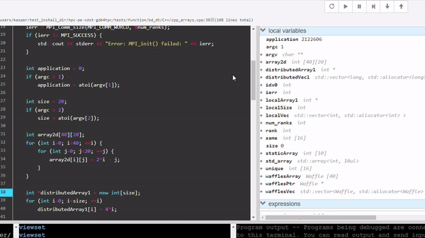 Tracking a local variable