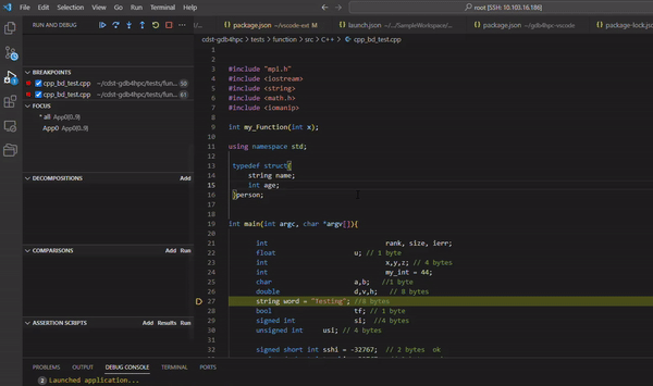 Creating a decomposition